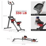 Sunny Health Smart Foldable Cardio Stepper Machine