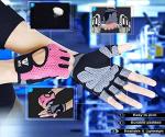 Weight Lifting Gloves with Wrist Support - Pink
