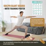 Adjustable Wooden Slant Board for Calf Stretching