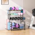 3-Tier Weight Rack for Dumbbells and Kettlebells