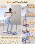 Portable 15-in-1 Pilates Reformer Board Set