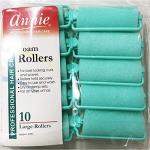 Annie Classic Foam Rollers - 10 Pack Green