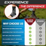 Adjustable Ankle Brace for Sprains and Pain Relief