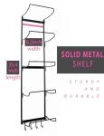 5-Tier Wall Mount Yoga Mat Storage Rack