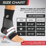 Adjustable Ankle Brace for Sprains and Pain Relief