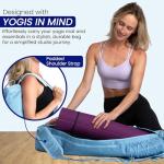 FitLete Large Waterproof Yoga Mat Bag – Sky Blue