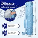 FitLete Large Waterproof Yoga Mat Bag – Sky Blue