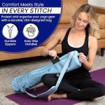 FitLete Large Waterproof Yoga Mat Bag – Sky Blue