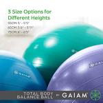 Gaiam Total Body Balance Ball Kit - Purple