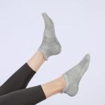 Non-Slip Pilates Socks for Women (Grey/Black/Pink)