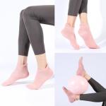 Non-Slip Pilates Socks for Women (Grey/Black/Pink)