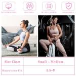 Non-Slip Pilates Socks for Women (Grey/Black/Pink)