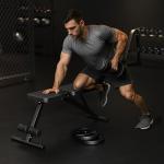 Foldable Adjustable Weight Bench for Home Workouts