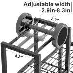 6-Tier Home Gym Storage Rack with Wheels