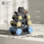 4-Tier Dumbbell Rack for Home Gym Storage