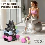 4-Tier Dumbbell Rack for Home Gym Storage