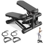 Mini Stair Stepper with Resistance Bands - Full Body Workout