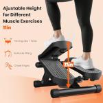 Mini Stair Stepper with Resistance Bands - Full Body Workout