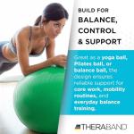 TheraBand Stability Exercise Ball, 65 cm, Green