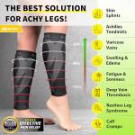 Calf Compression Sleeves for Varicose Veins & Pain Relief