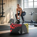 GIKPAL 3-in-1 Plyo Box for Home Workouts