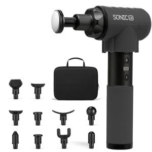 LifePro Sonic LX Massage Gun with Heat & Attachments