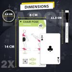 Pilates Exercise Cards - 58 At-Home Workout Guides