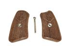 Walnut Grip Inserts for Ruger SP101