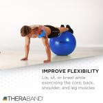 TheraBand 75cm Stability Ball for Fitness and Balance