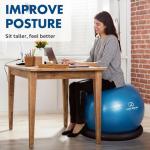 ProBody Pilates Ball Chair for Home Office Fitness