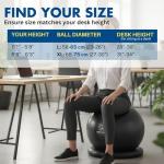 ProBody Pilates Ball Chair for Home Office Fitness