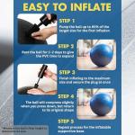 ProBody Pilates Ball Chair for Home Office Fitness