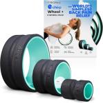 Chirp Wheel Foam Roller Set for Back Pain Relief