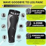 Calf Compression Sleeves for Varicose Veins & Pain Relief