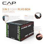 CAP Barbell 3-in-1 Foam Plyo Box