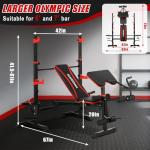 Olympic Weight Bench Set with Leg Extension/Curl