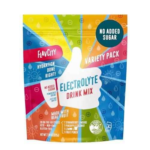 FlavCity Electrolyte Drink Mix Variety Pack