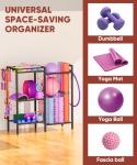 3-Tier Dumbbell and Yoga Mat Storage Rack