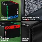 Titan Fitness 3-in-1 Foam Plyometric Box