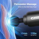 MERACH Deep Tissue Massage Gun with 6 Heads