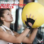 BEAST RAGE Fingerless Weight Lifting Gloves