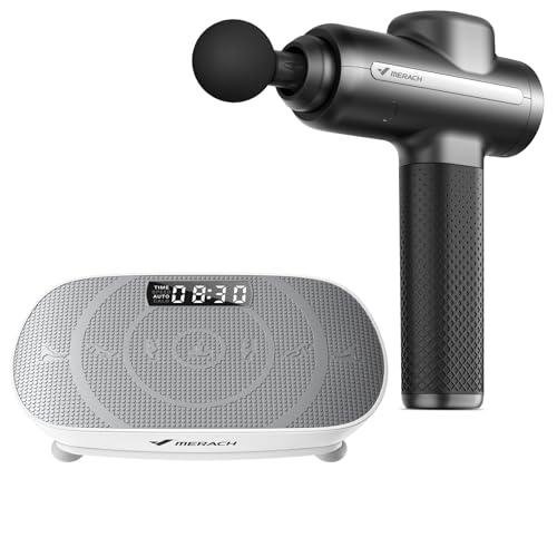 MERACH Portable Massage Gun with 6 Attachments