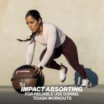 Titan Fitness 10 lb Soft Leather Medicine Ball