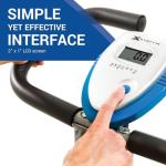 Xterra Fitness Folding Exercise Bike - Silver