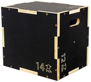 Signature Fitness 3 in 1 Wooden Plyo Box