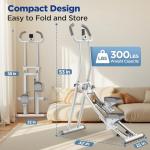 Compact Folding Stair Stepper for Home Workouts