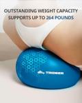 Trideer Pilates Ball 7-8 inch with Pump, Small Pilates Ball, Core Ball, Therapy Ball, Small Exercise Ball for Between Knees, Mini Yoga Ball for Yoga, Barre, Physical Therapy, AB, Core Strength