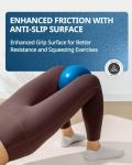 Trideer Pilates Ball 7-8 inch with Pump, Small Pilates Ball, Core Ball, Therapy Ball, Small Exercise Ball for Between Knees, Mini Yoga Ball for Yoga, Barre, Physical Therapy, AB, Core Strength