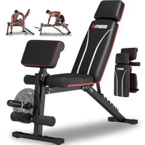Adjustable Foldable Workout Bench for Home Gym