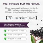 Elderberry Vitamin C Zinc Immune Support Capsules